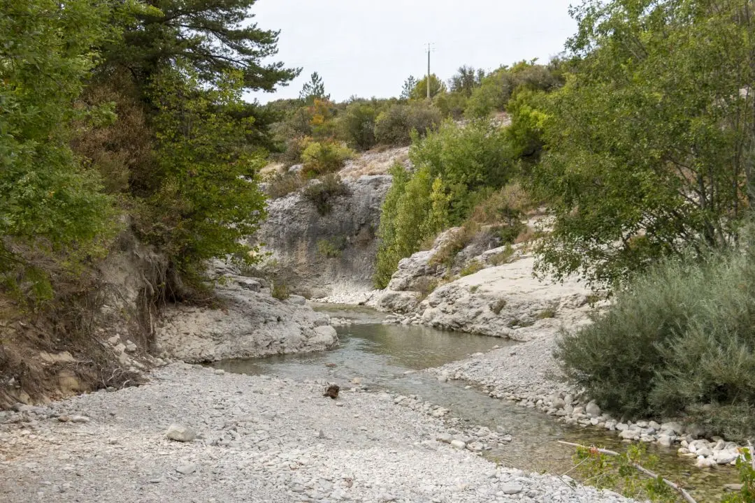 entrance to the gorges du toulourenc