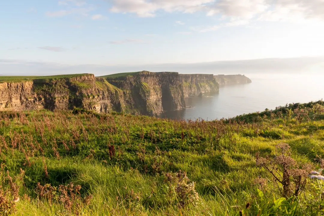 cliff moher sunset