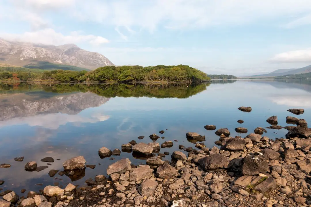 ireland landscape lake connemara