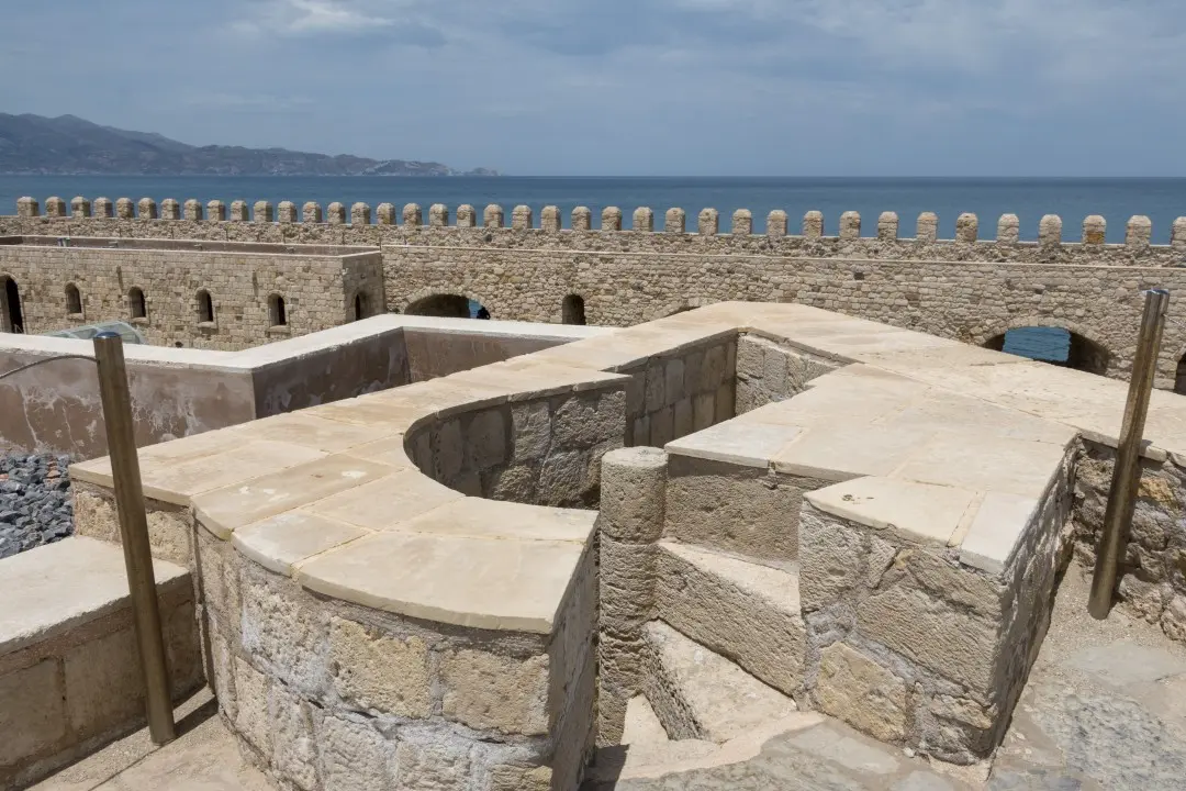 The stairs to the roof