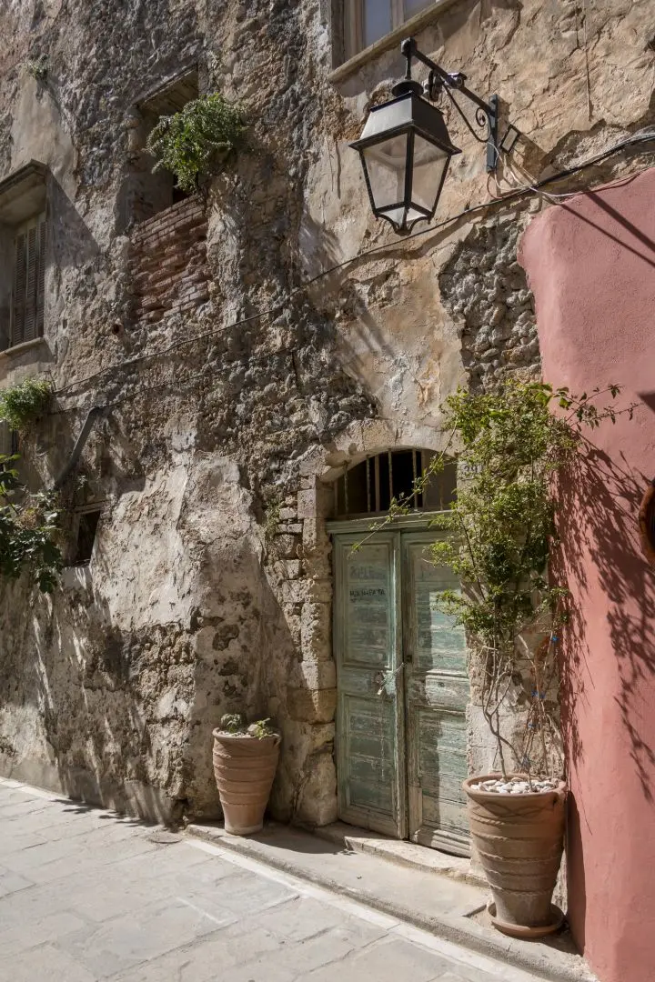In the alleys of the city of Rethymnon