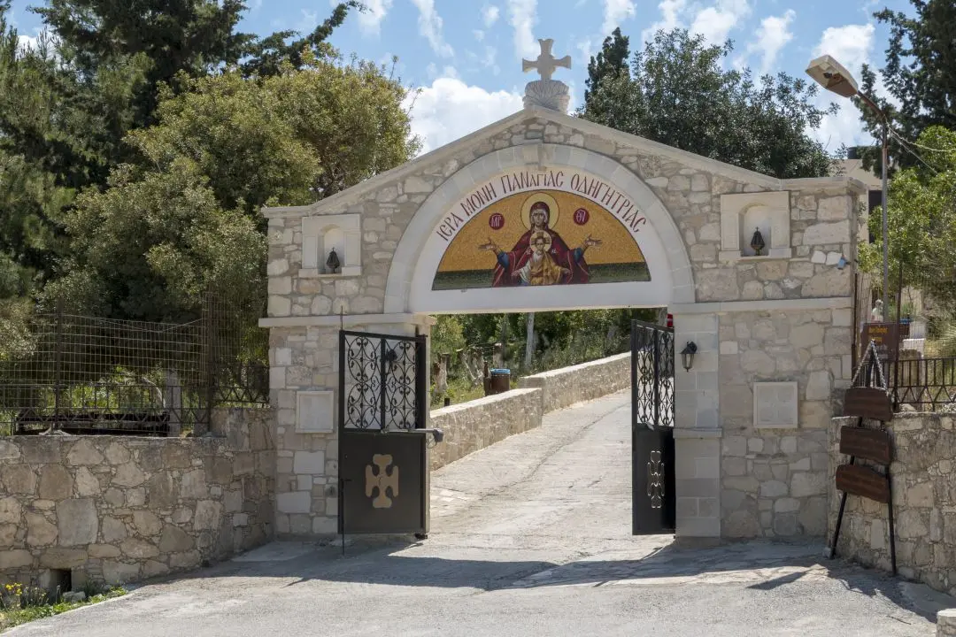 Access portal to the monastery