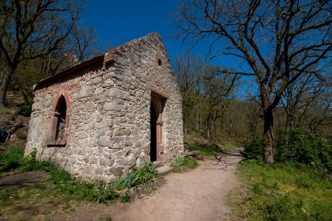 chapel walk castle ortenbourg scherwiller