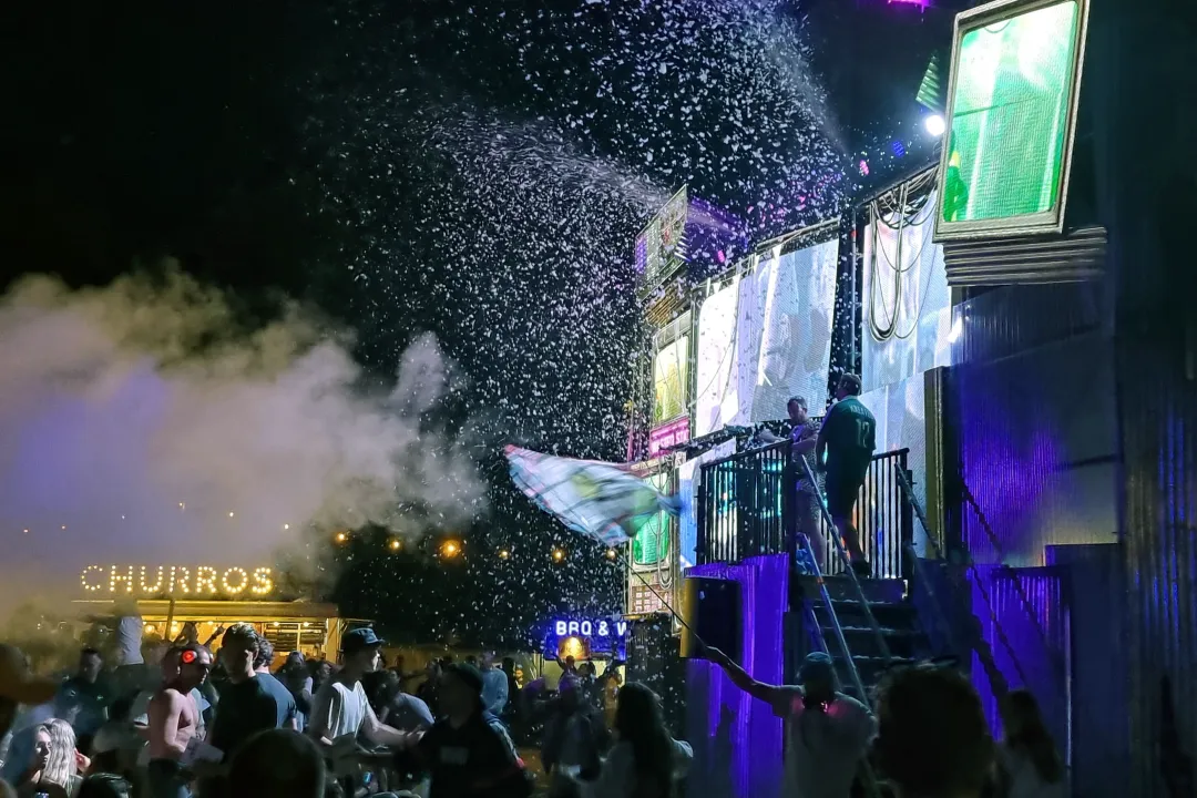 Wasted bingo, by night in the wasted lands of Defqon.1