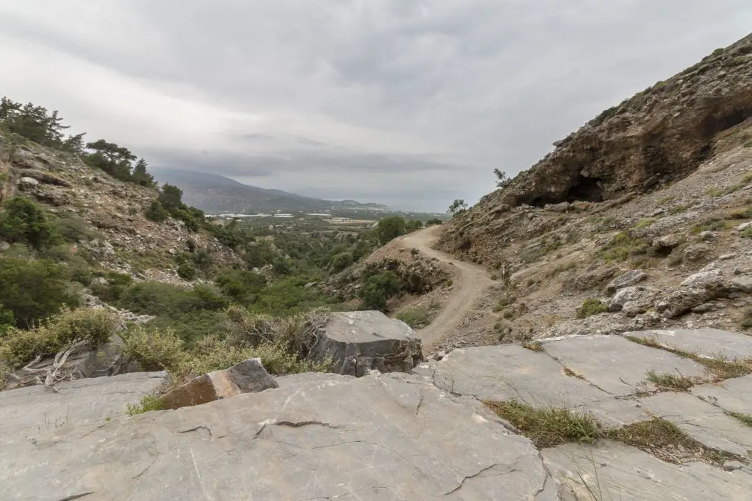 view of the valley from the ha gorge