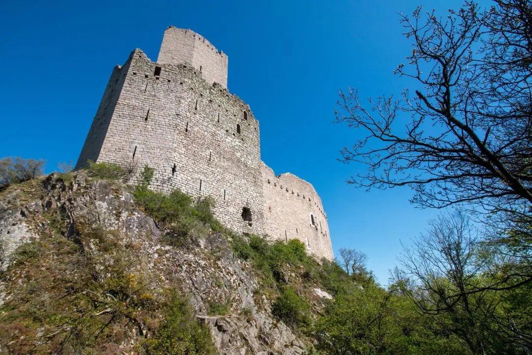 front of castle of ortenbourg